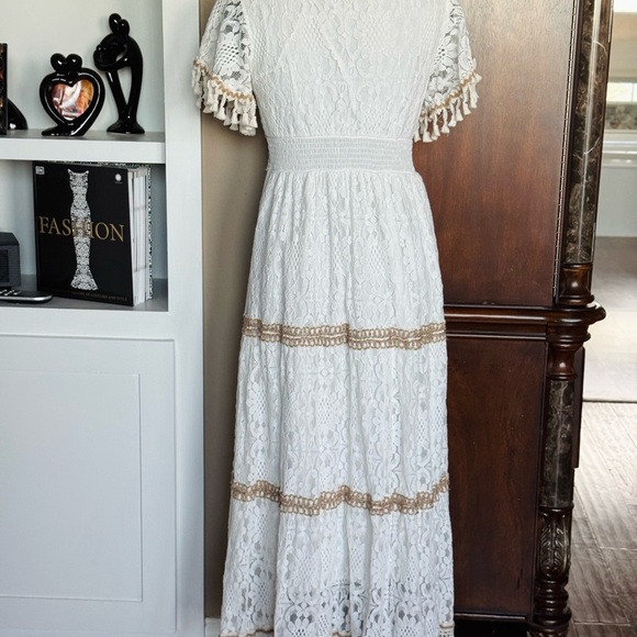 Miss‎ J Bohemian Lace Maxi Dress - Picture 2 of 15